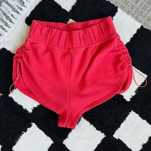 5/$25 | Free People Movement Off Sides Shorts in Grapefruit